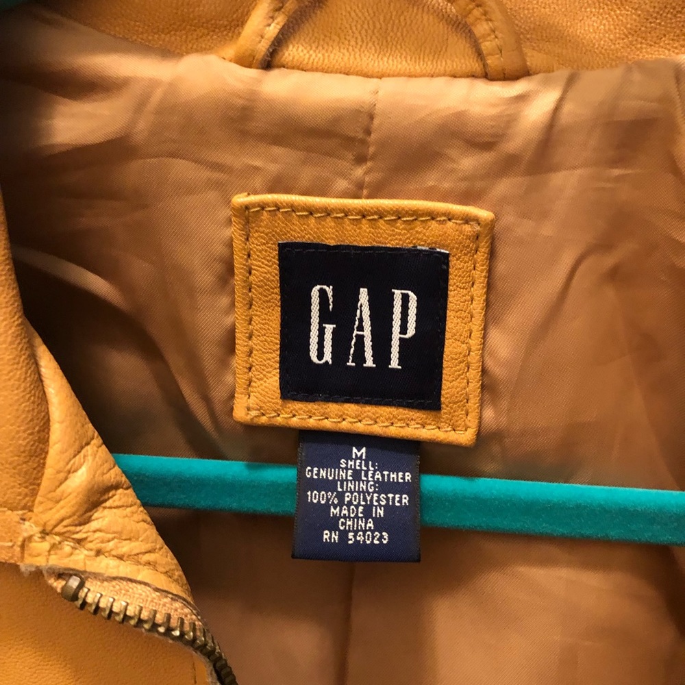 Tan Leather Jacket - Picture 6 of 8